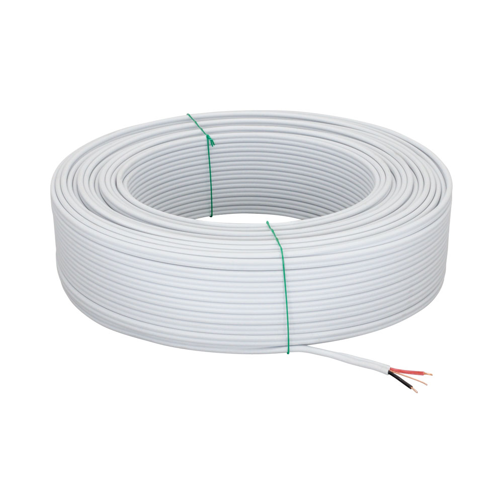 100M FLAT 2.5MM TWIN AND EARTH CABLE COIL – WHITE - Image 2
