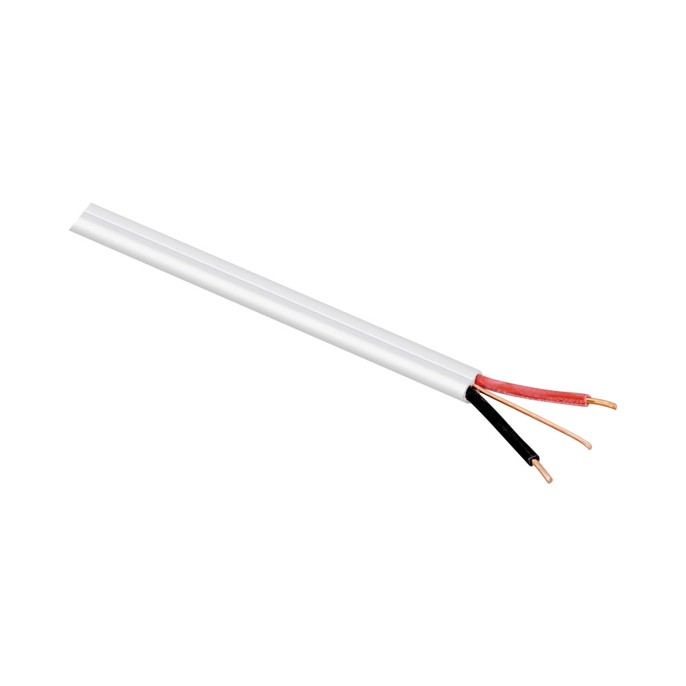 100M FLAT 2.5MM TWIN AND EARTH CABLE COIL – WHITE