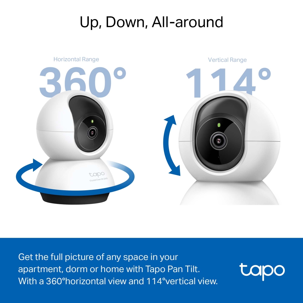 TP-LINK PAN/TILT HOME SECURITY WI-FI 2K 4MP - Image 4