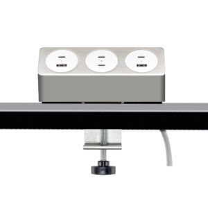 LINKQNET 6-PORT USB METAL CLAMP-ON DESKTOP CHARGING STATION
