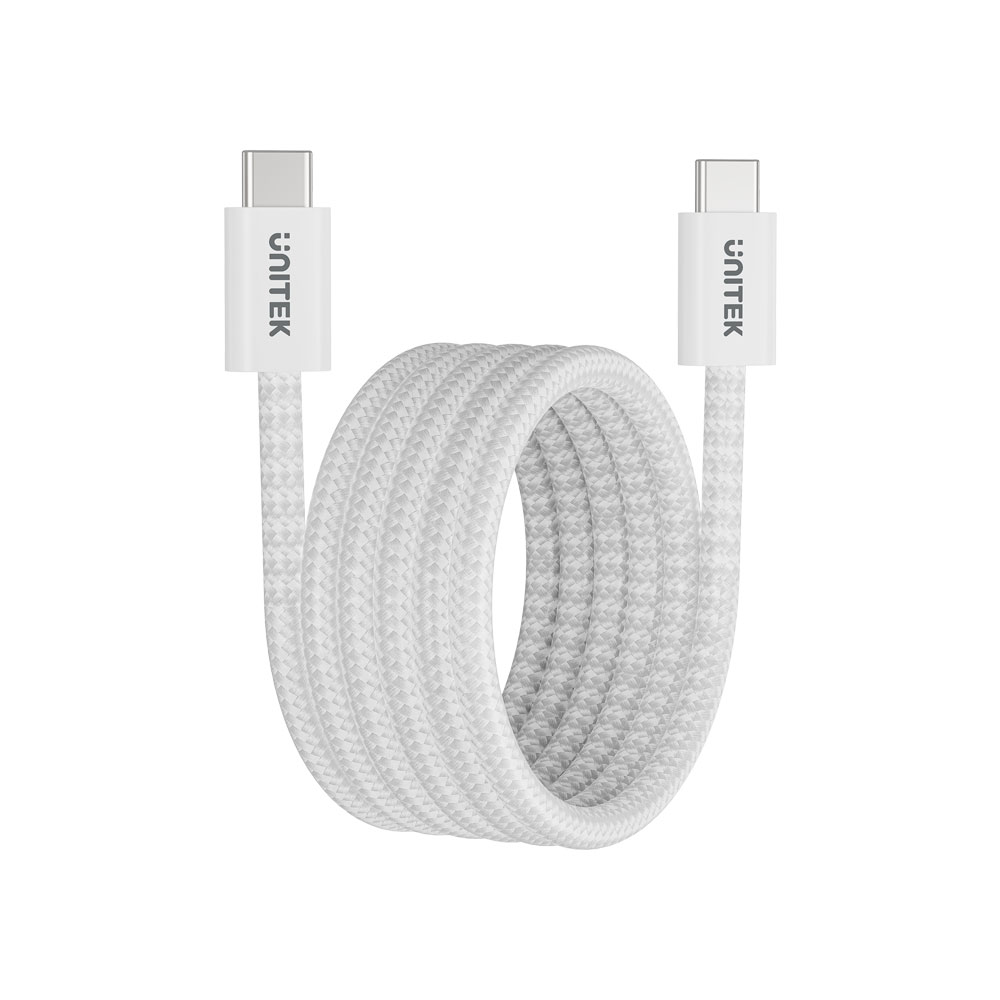 UNITEK 14141AW 1M 100W MAGNETIC TYPE-C CABLE - WHITE