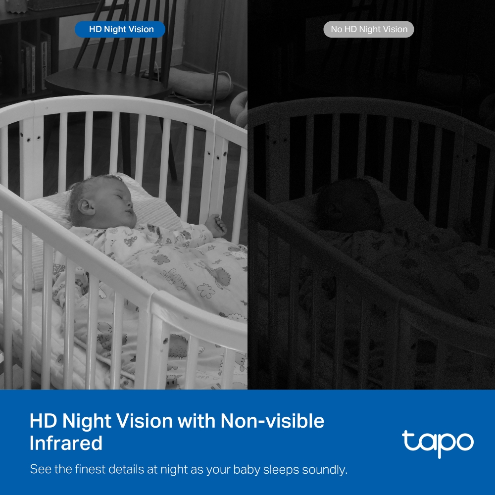 TP-LINK TAPO C840 2K PLUS 1080P DUAL-LENS SMART BABY CAMERA WITH NIGHT LIGHT - Image 12
