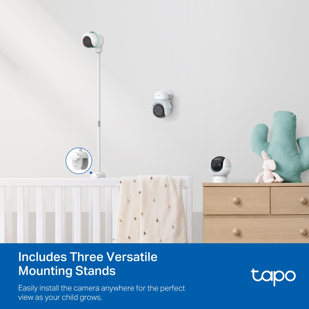 TP-LINK TAPO C840 2K PLUS 1080P DUAL-LENS SMART BABY CAMERA WITH NIGHT LIGHT - Image 16