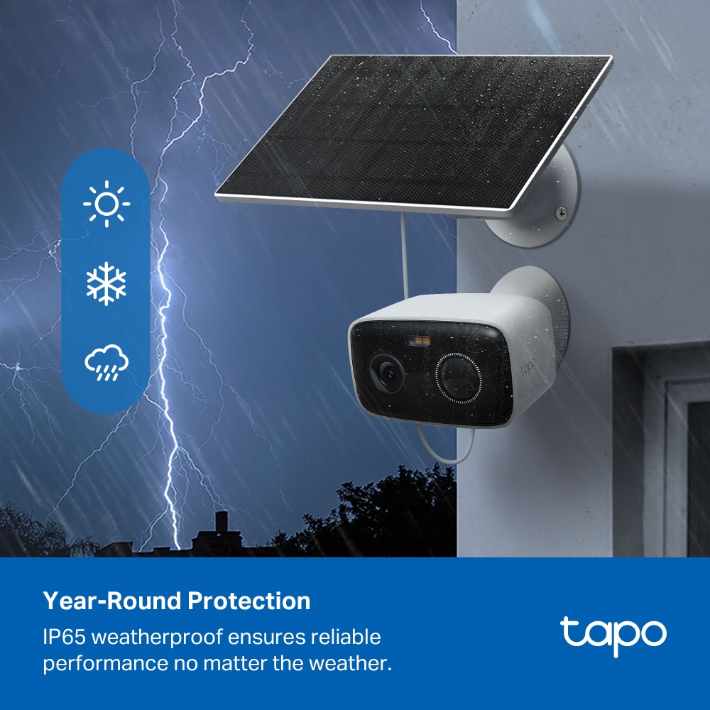 TP-LINK TAPO C400 KIT 1080P SOLAR-POWERED WI-FI SECURITY CAMERA KIT - Image 7