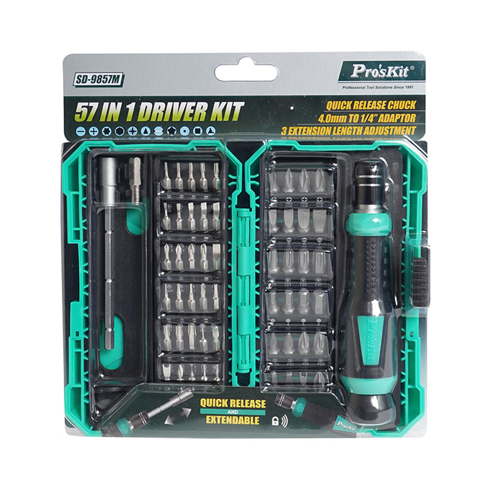 PROSKIT 57 IN 1 MULTIFUNCTION SCREW DRIVER KIT - Image 2