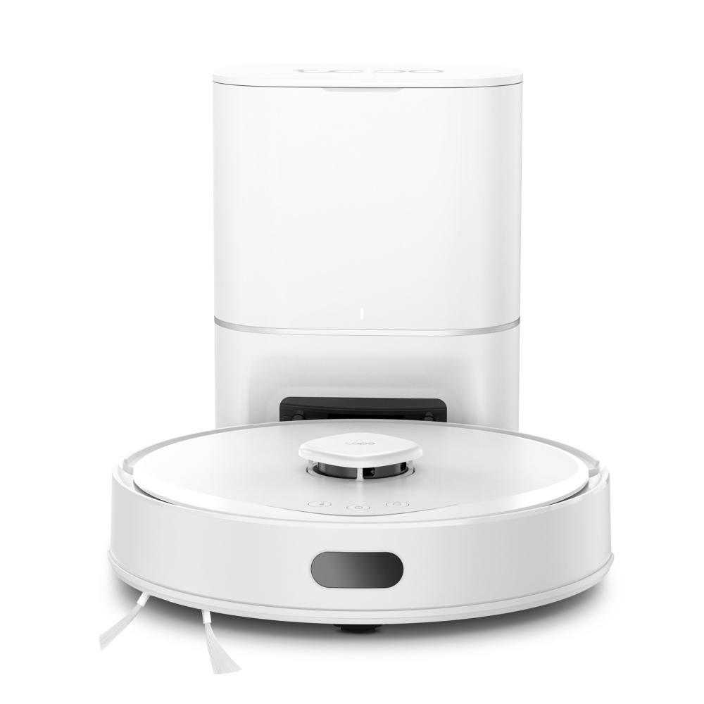 TP-LINK TAPO RV30 MAX PLUS 5300PA HYPER SUCTION ROBOT VACUUM & MOP WITH SMART AUTO-EMPTY DOCK (WHITE) - Image 5