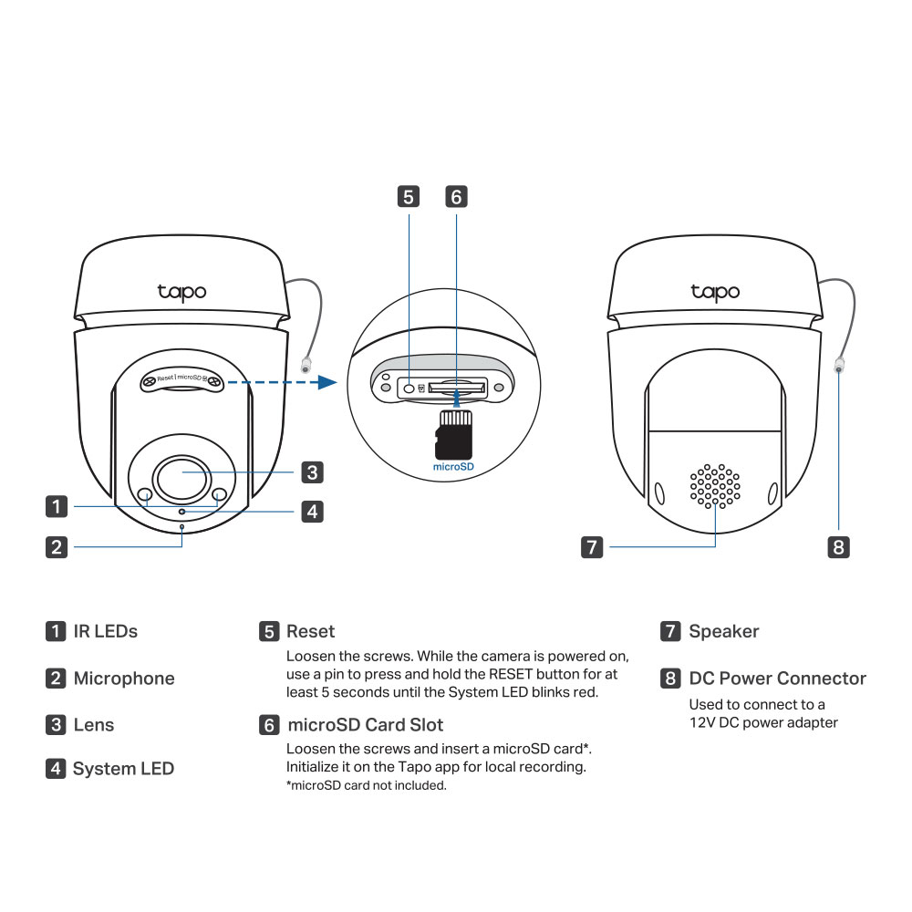 TP-LINK OUTDOOR PAN/TILT SECURITY WI-FI CAMERA - Image 10