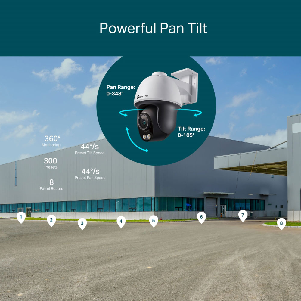 TP-LINK VIGI TURRET IP CAMERA 4MP FULL COLOR 4MM - Image 7