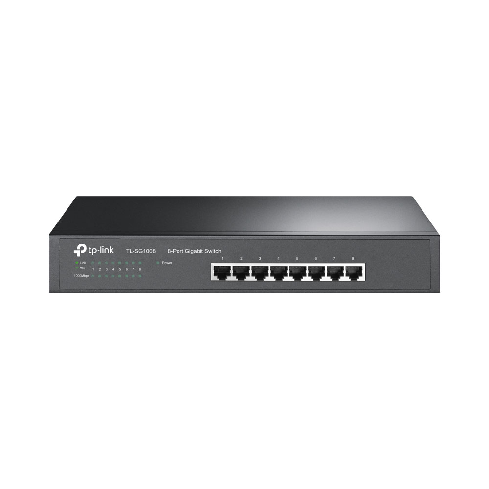 TP-LINK TL-SG1008 8-PORT GIGABIT DESKTOP/RACKMOUNT SWITCH