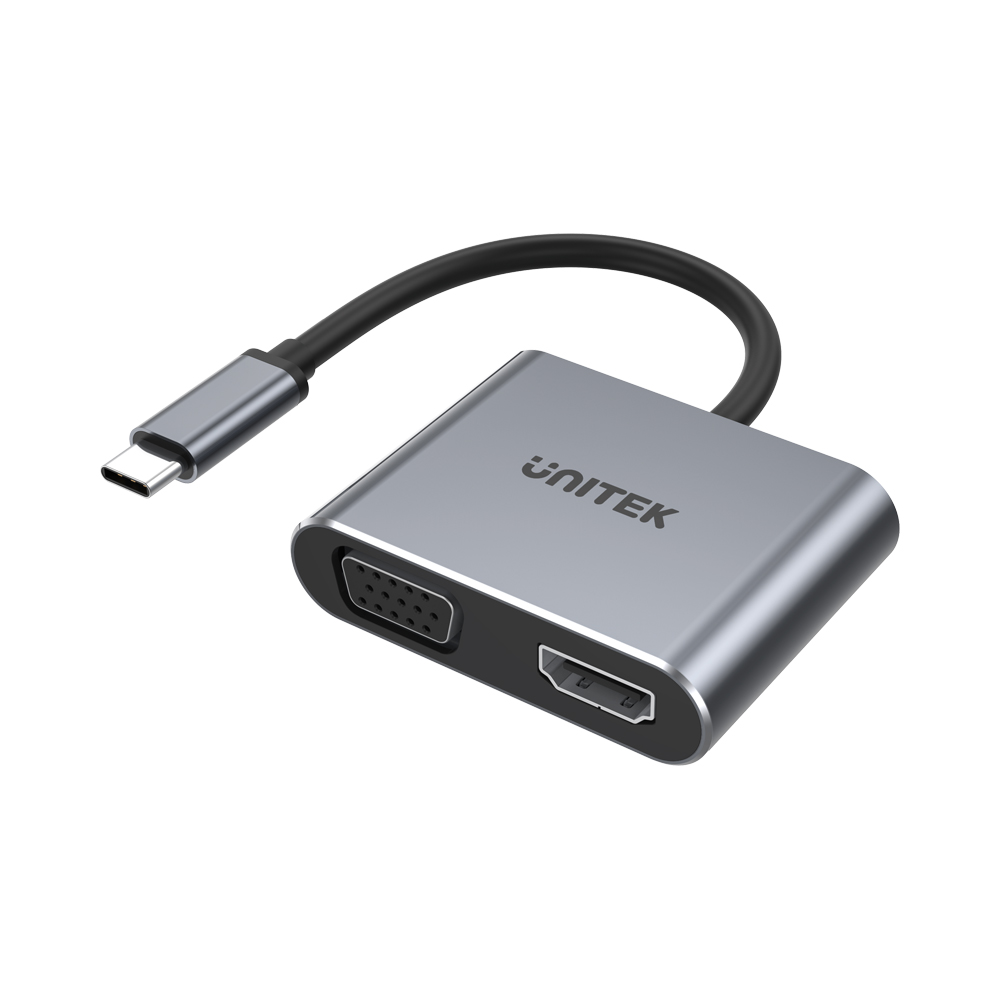 UNITEK TYPE-C TO HDMI (4K), VGA MST ADAPTER-V1126A