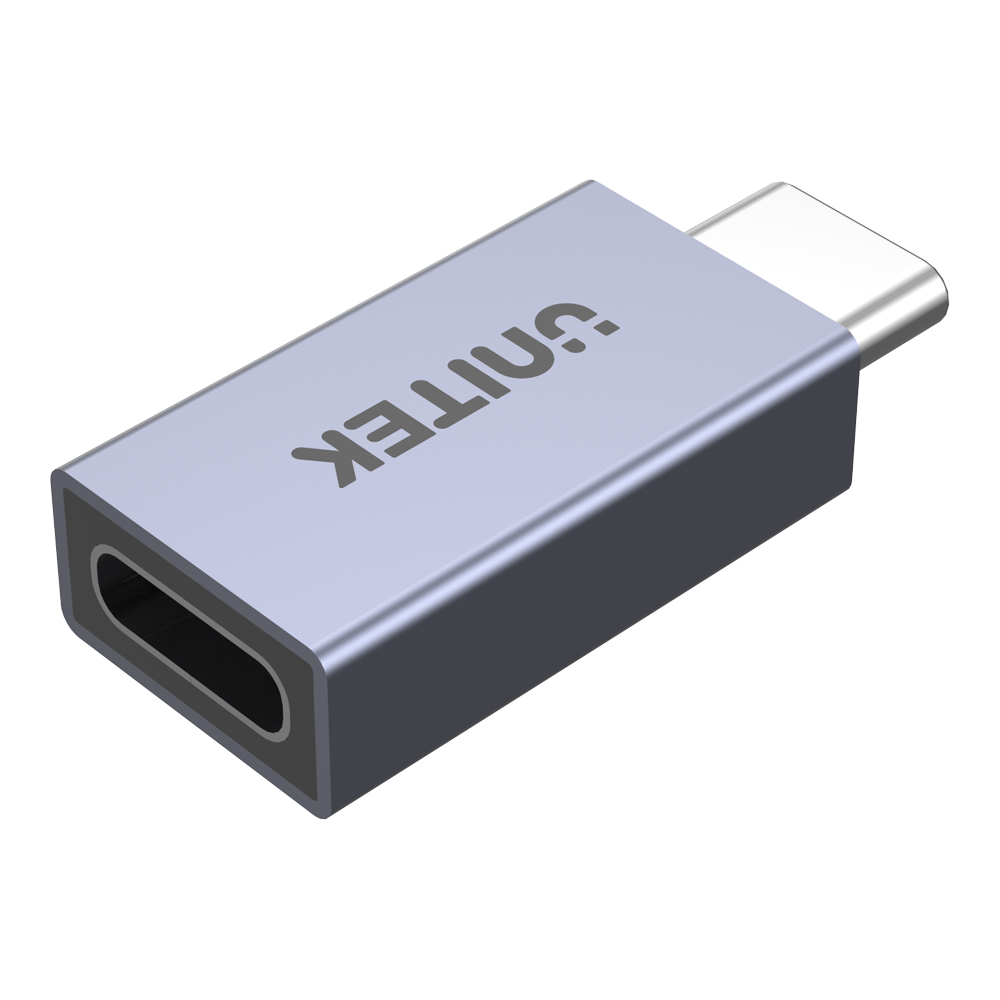 UNITEK A1038GY USB4.0 TYPE-C MALE-TO-FEMALE ADAPTER - SUPPORTS 8K @60HZ, 240W PD AND 40GBPS - Image 2