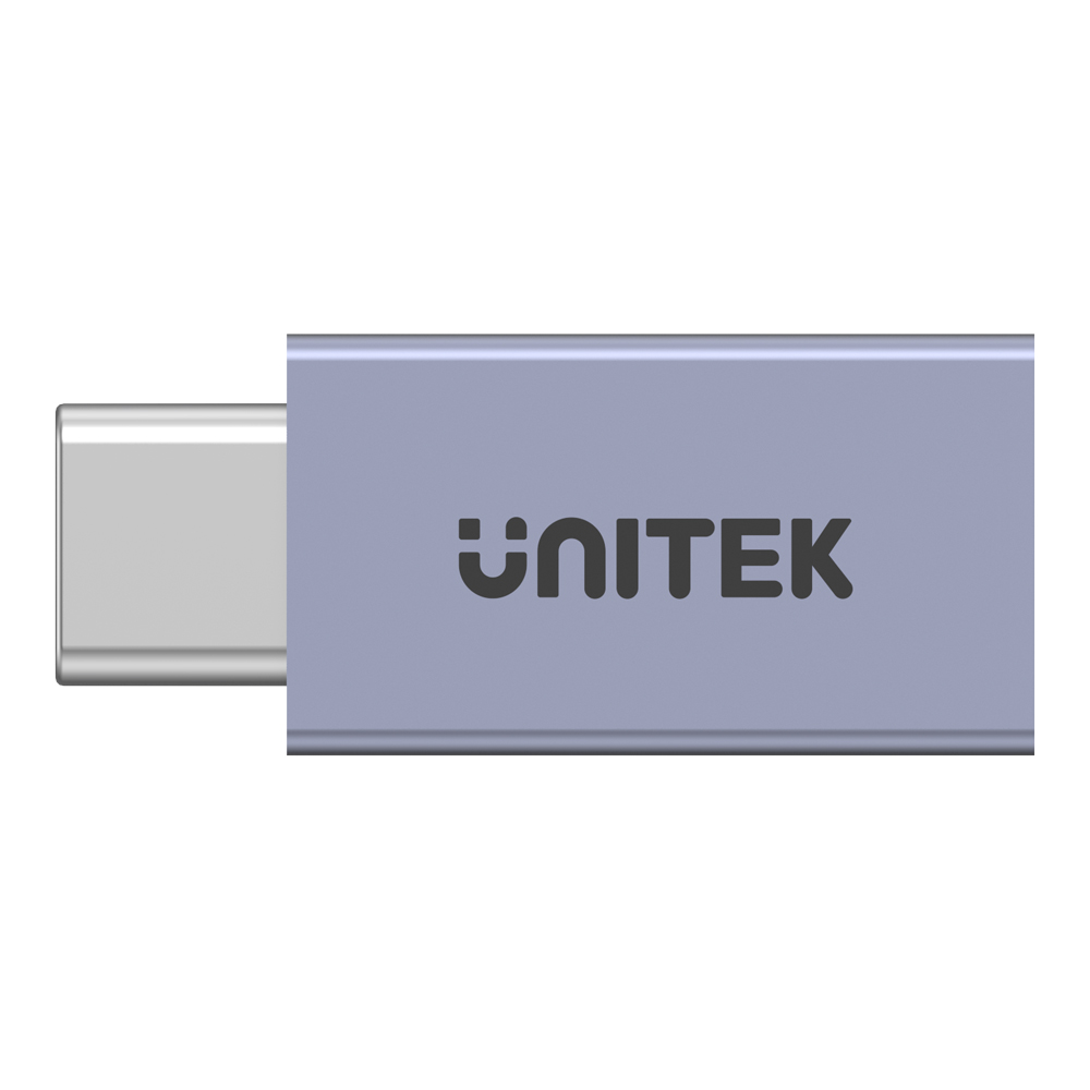 UNITEK A1038GY USB4.0 TYPE-C MALE-TO-FEMALE ADAPTER - SUPPORTS 8K @60HZ, 240W PD AND 40GBPS - Image 3