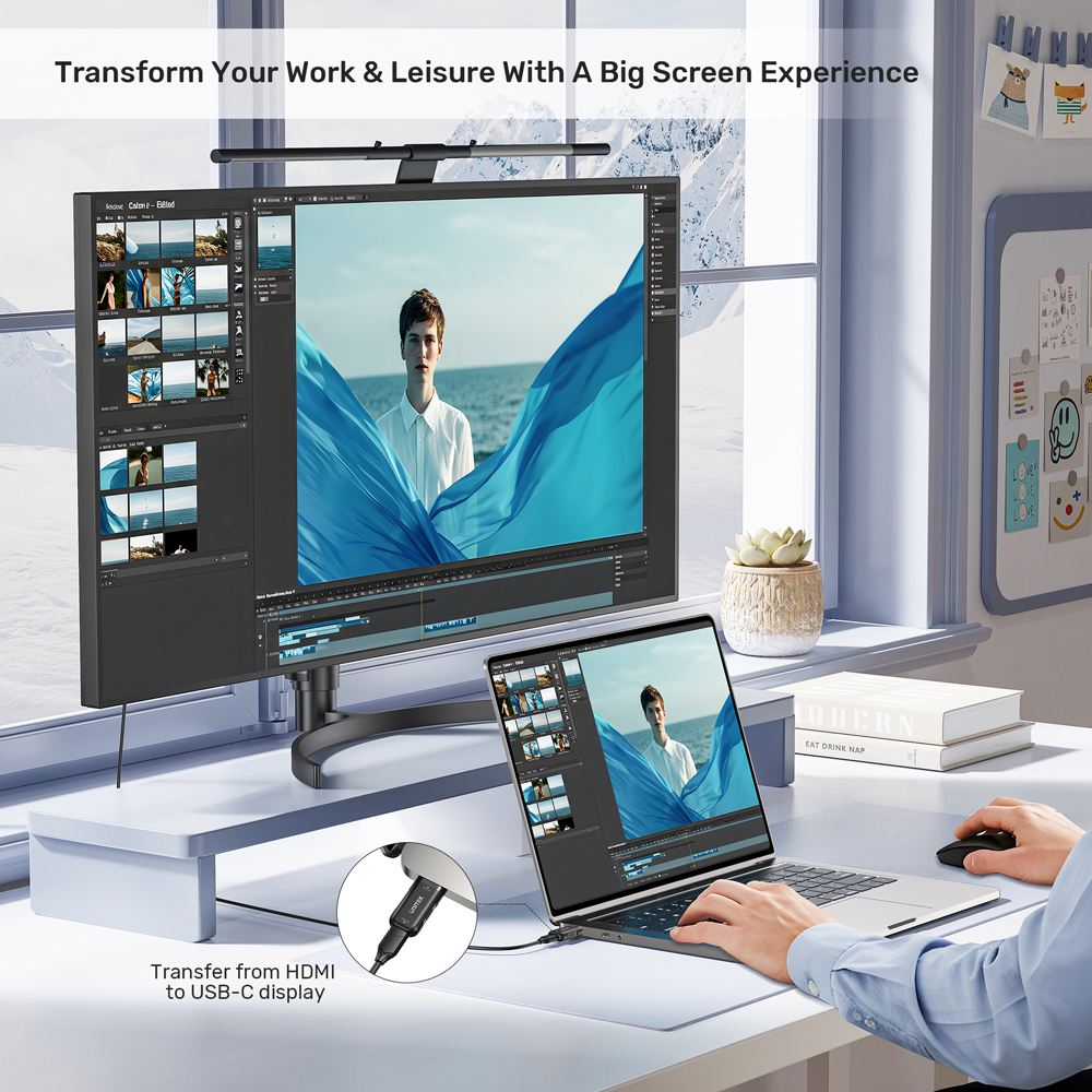 UNITEK V1187B HDMI TO USB TYPE-C ADAPTER - 4K @60HZ, UNIDIRECTIONAL - Image 6