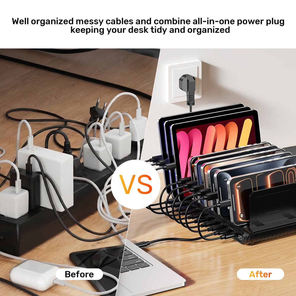 UNITEK P1242ABK TRAVEL TRI PRO 65W GAN CHARGER HUB - USB TYPE-C, USB TYPE-A, HDMI 4K @60HZ - Image 9