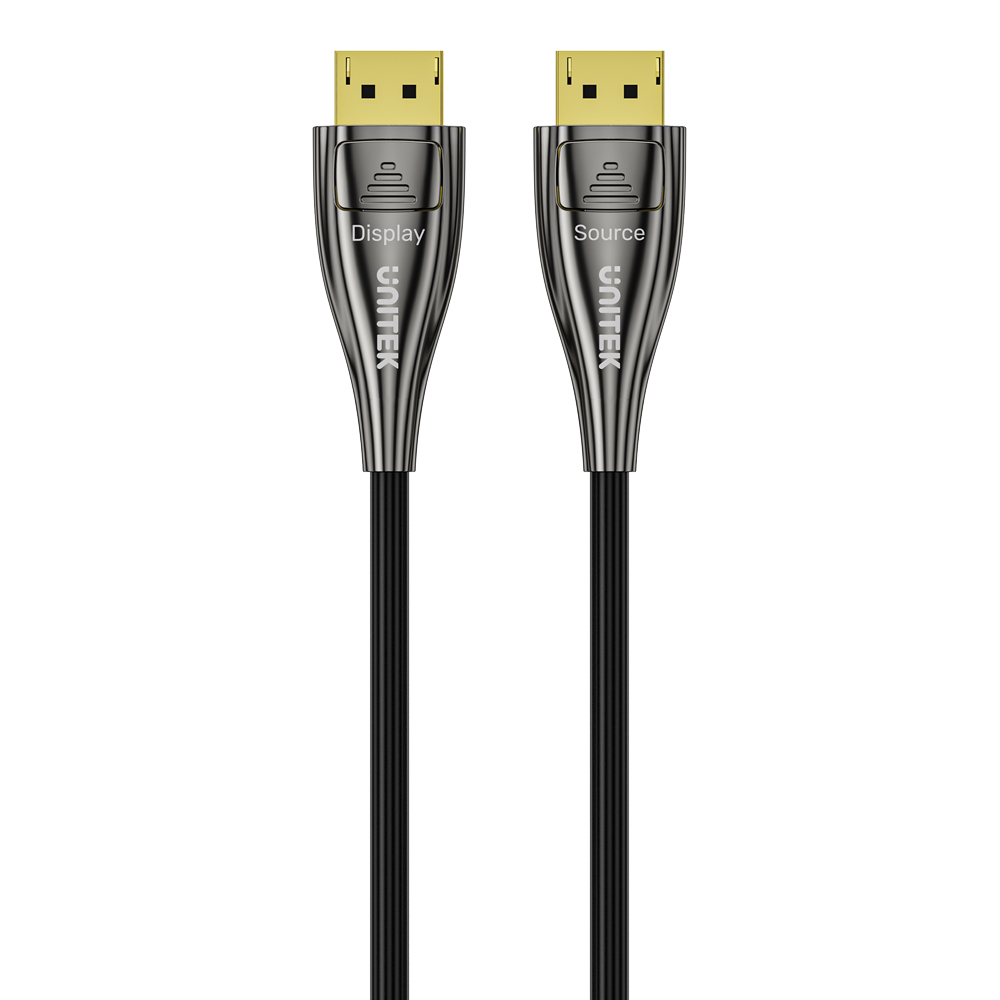 UNITEK C1631ABK 10M 8K DISPLAYPORT 2.1 FIBRE OPTIC CABLE - Image 4