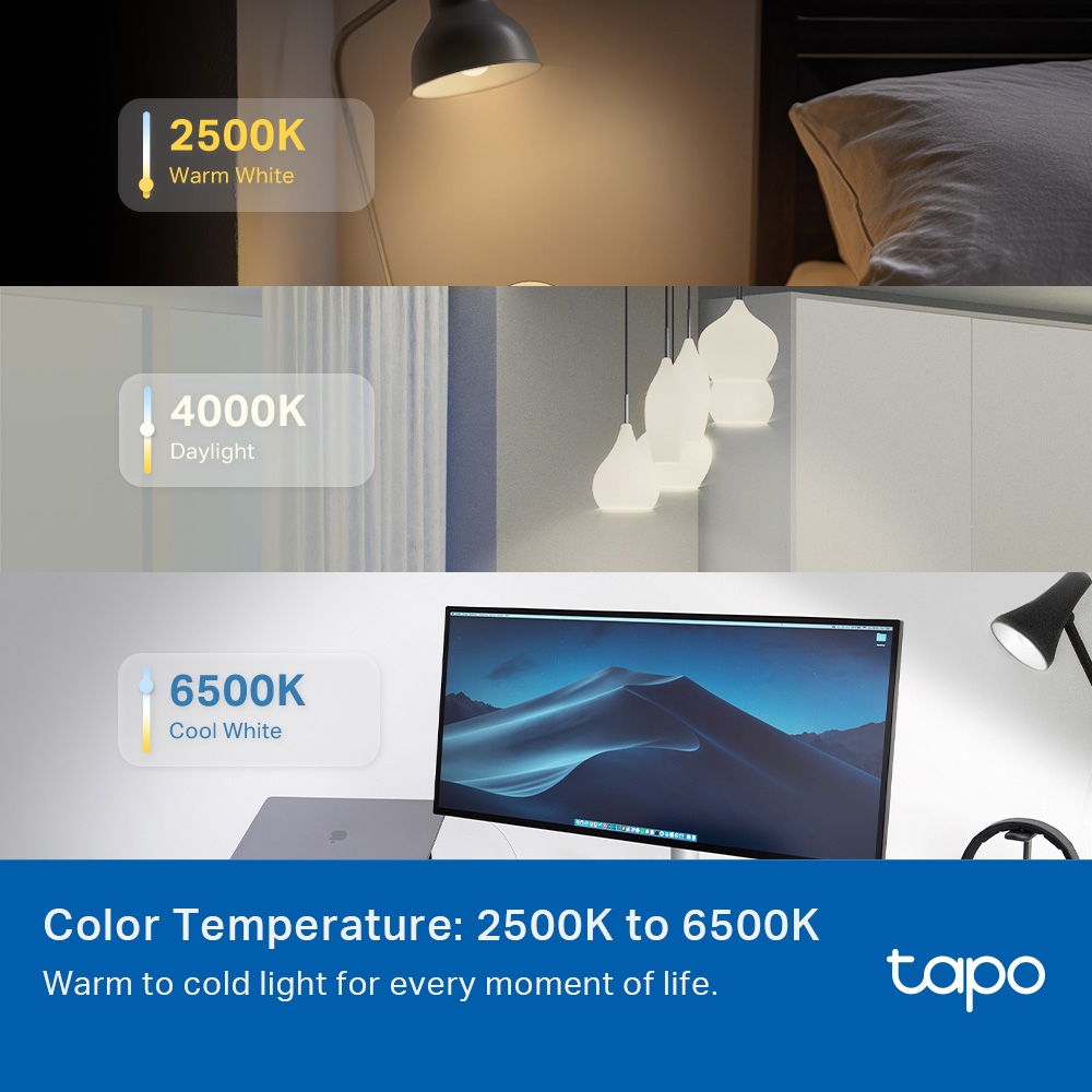TP-LINK TAPO L430P SMART WI-FI P45/E14 MULTICOLOURED LIGHT BULB - Image 6
