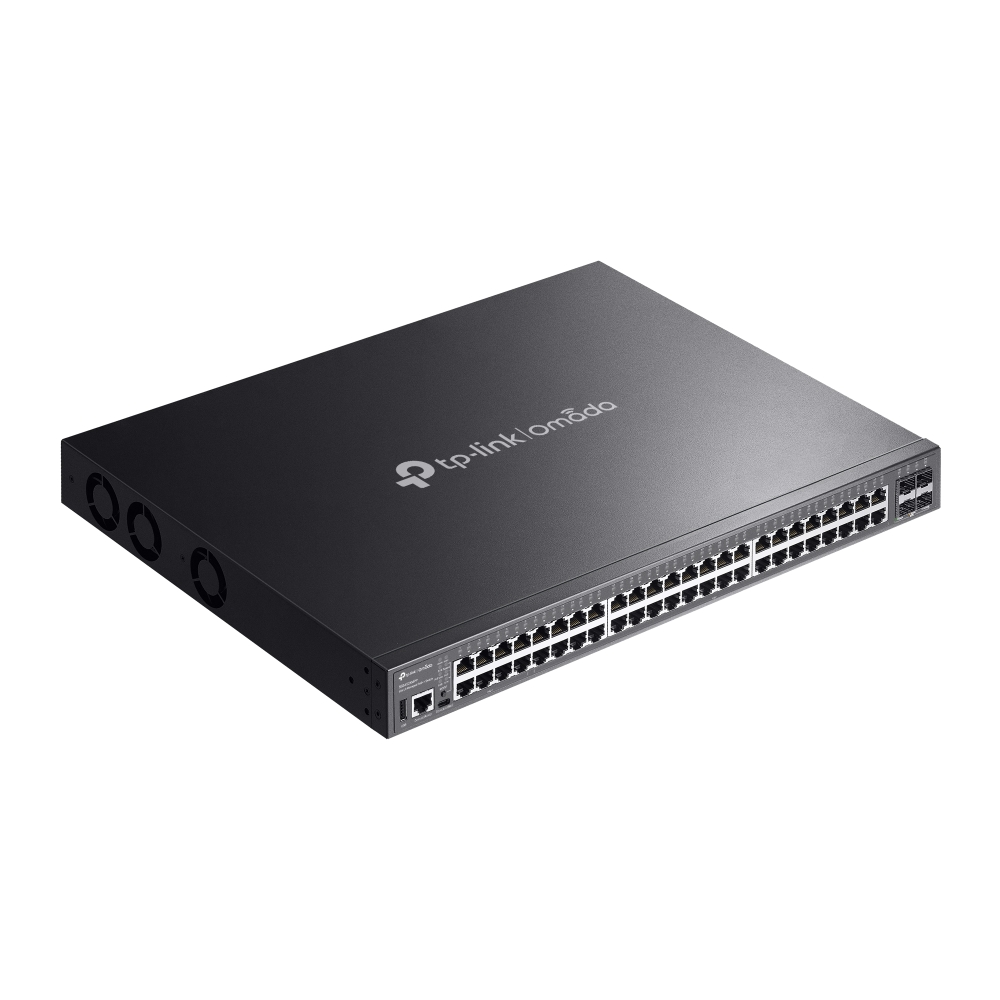 TP-LINK OMADA SG5452XMPP 48-PORT GIGABIT STACKABLE LITE L3 MANAGED POE++ SWITCH WITH 4× 10G SFP+ SLOTS - Image 2
