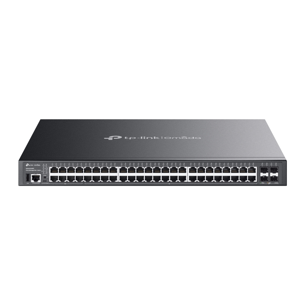 TP-LINK OMADA SG5452XMPP 48-PORT GIGABIT STACKABLE LITE L3 MANAGED POE++ SWITCH WITH 4× 10G SFP+ SLOTS - Image 3