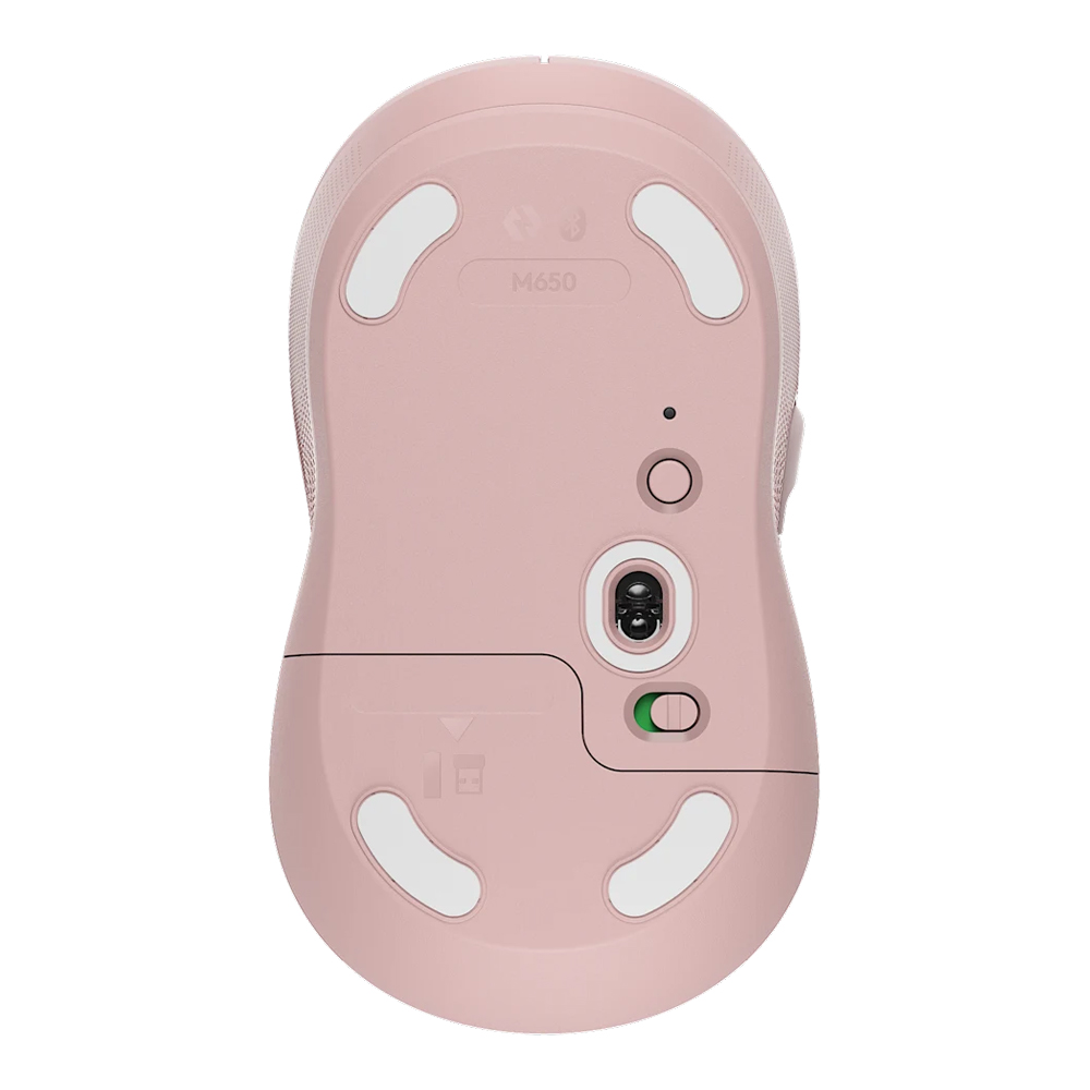LOGITECH SIGNATURE M650 BLUETOOTH/WIRELESS MOUSE - ROSE - Image 5