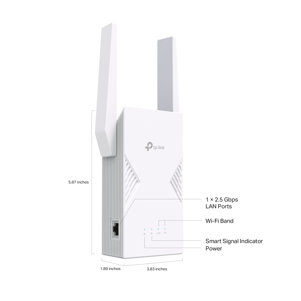 TP-LINK RE235BE BE3600 DUAL-BAND WI-FI 7 RANGE EXTENDER - Image 4