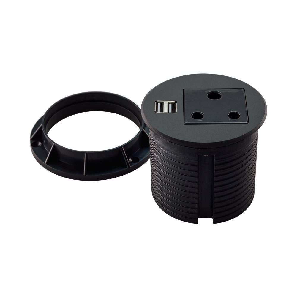 1 X 16A, 1 X 2USB (2.1AMP) CHARGER - 90MM -OLYMPUS