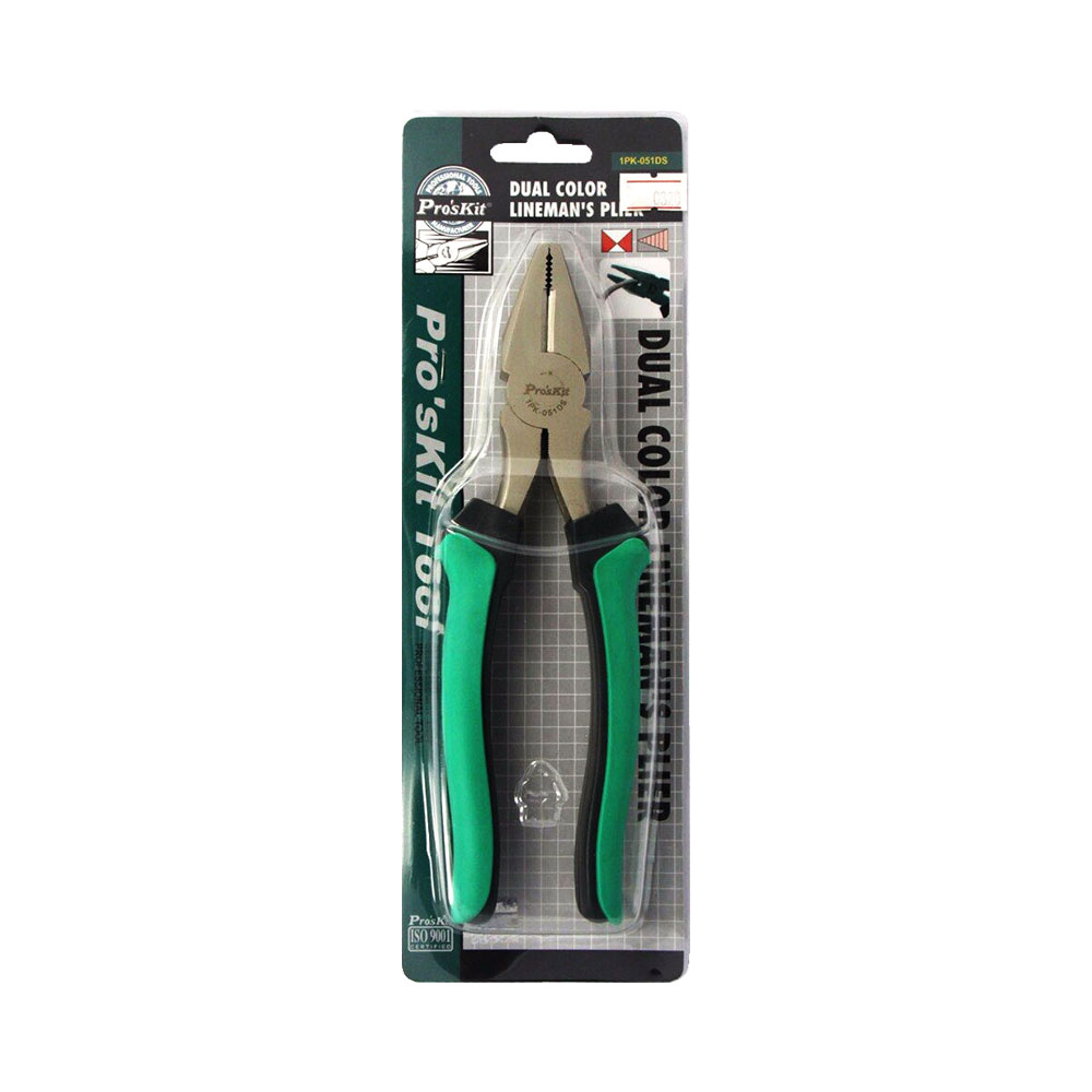 PROSKIT DUAL COLOUR LINEMAN PLIER (210MM) - Image 2