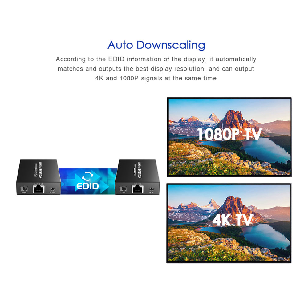 LENKENG LKV465P 50M 4K @60HZ HDR HDMI EXTENDER WITH POC - Image 9