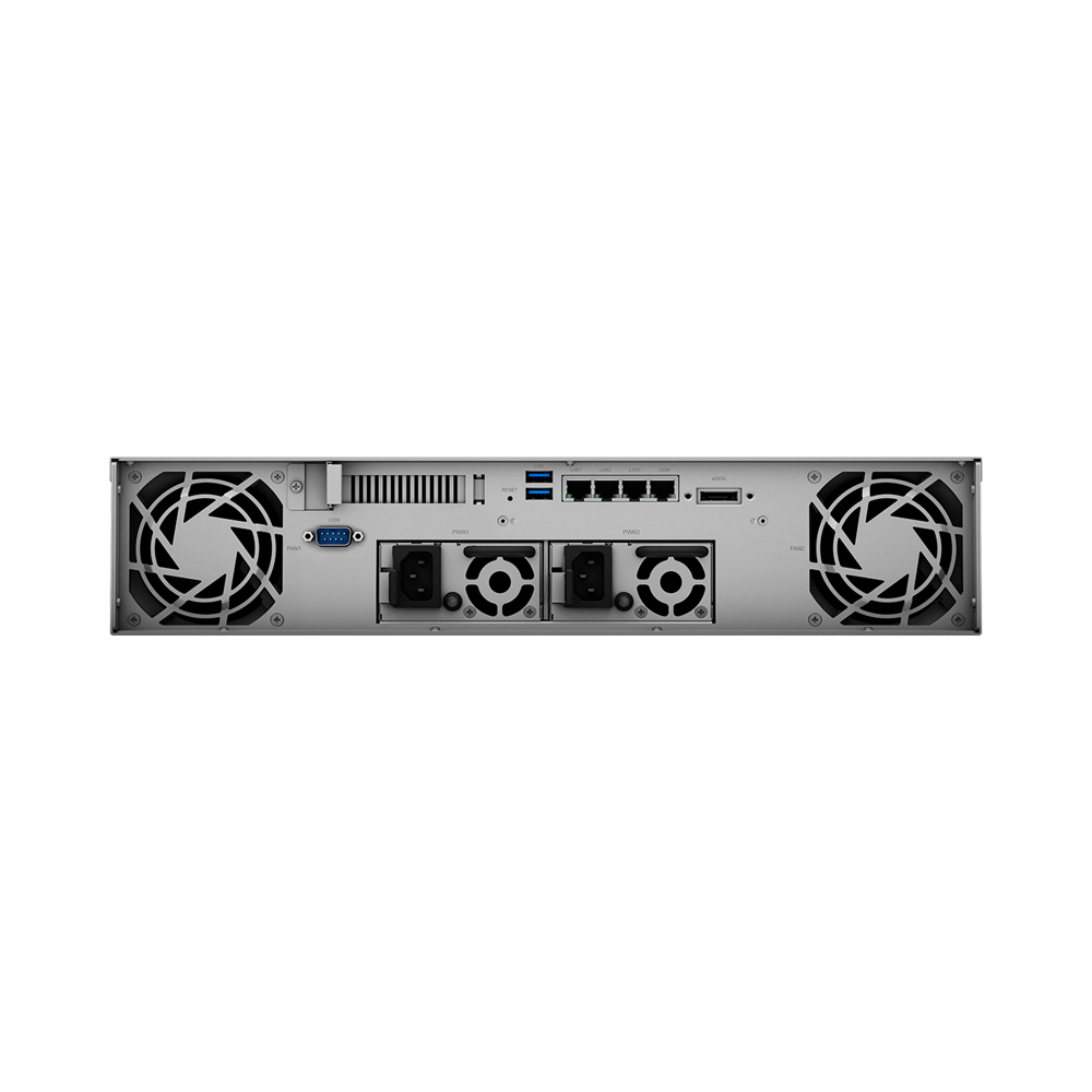 SYNOLOGY RACKSTATION RS1221RP+ 8-BAY 2U RACKMOUNT NAS WITH REDUNDANT POWER - AMD RYZEN V1500B 2.2GHZ QUAD-CORE CPU, 4GB ECC RAM, DISKLESS - Image 4