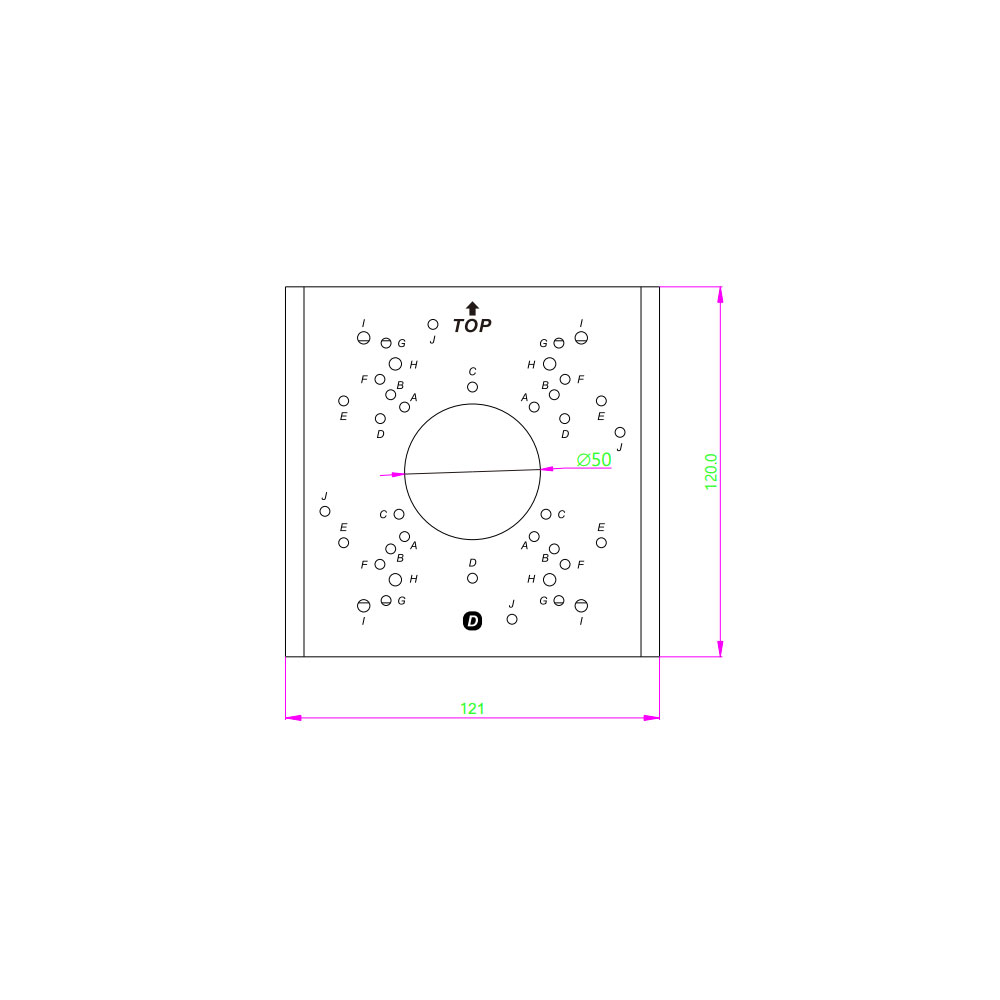 SUNELL CAMERA POLE MOUNT BRACKET - Image 2