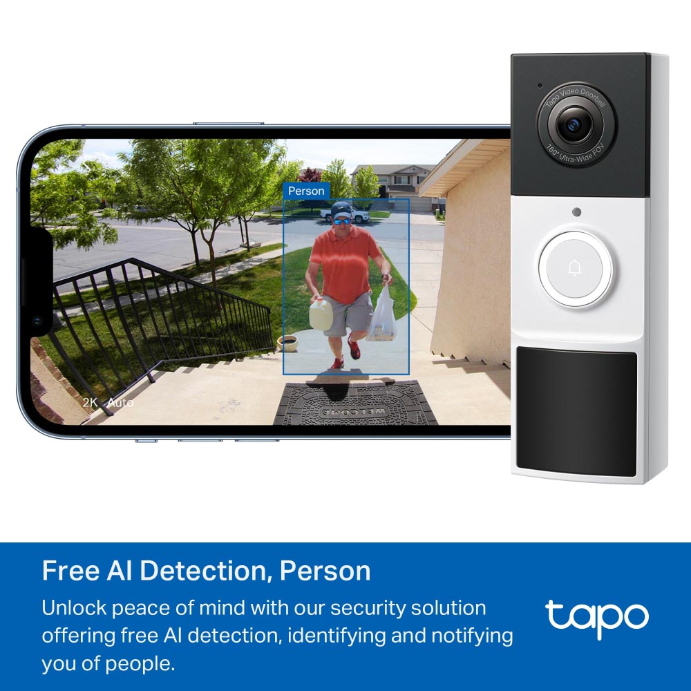 TP-LINK TAPO VIDEO DOORBELL D210 3MP - Image 4