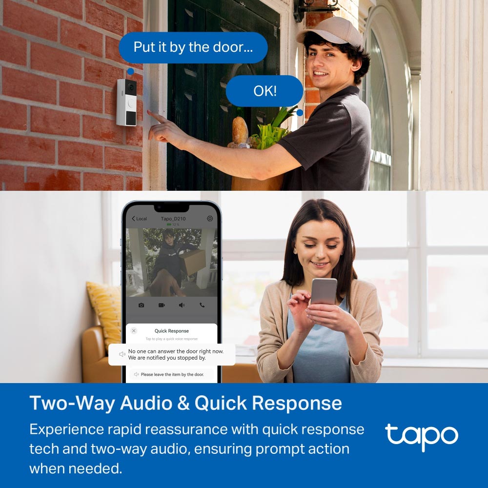 TP-LINK TAPO VIDEO DOORBELL D210 3MP - Image 6