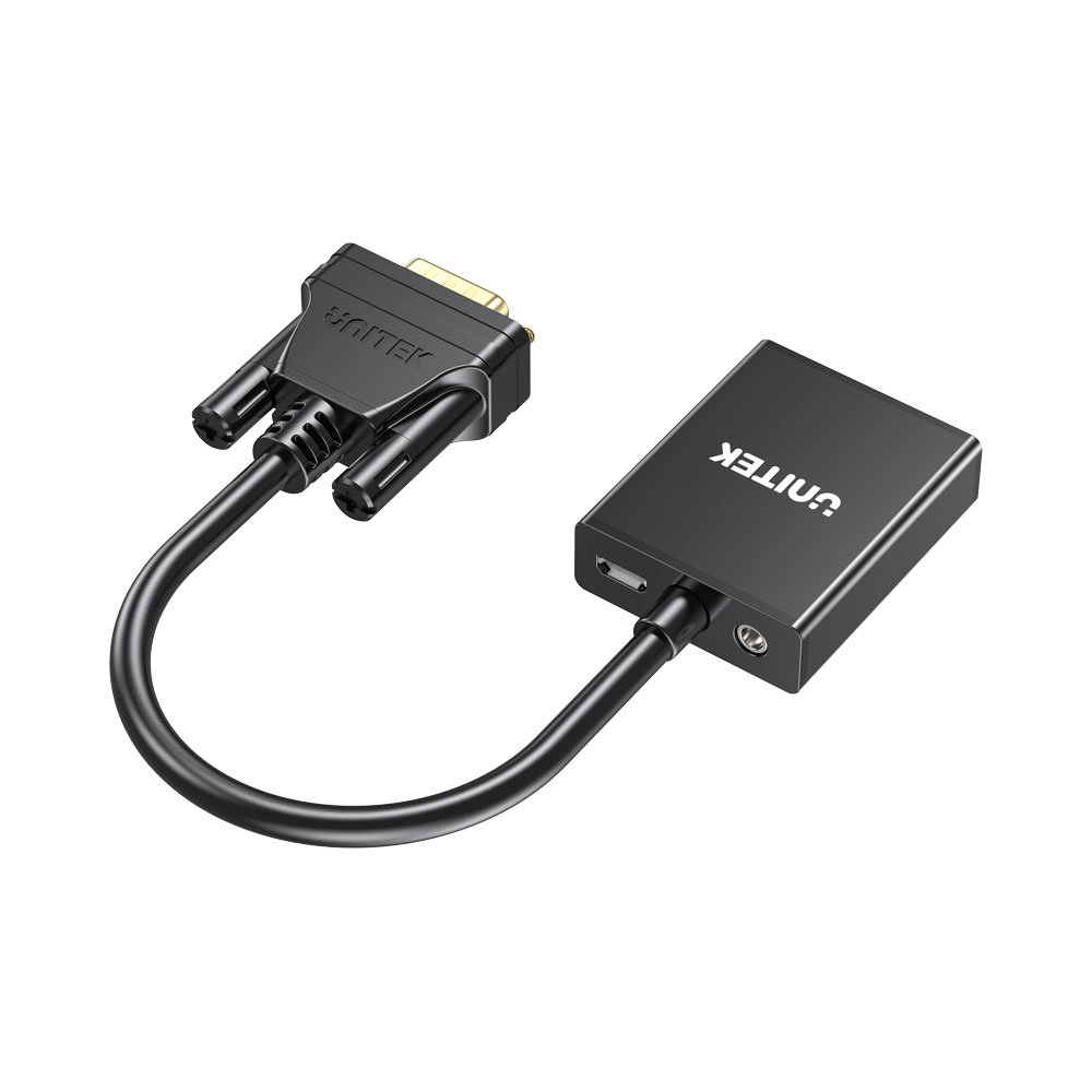 UNITEK VGA TO HDMI ADAPTER- AUDIO(V1112A) - Image 2
