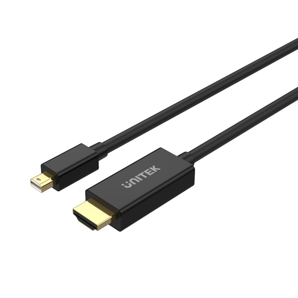 UNITEK V1152A 2M 4K @30HZ MINI DISPLAYPORT TO HDMI 1.4 CABLE - Image 4