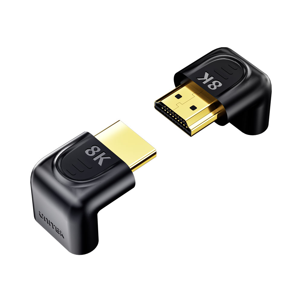 UNITEK A1046A 8K HDMI 2.1 90° AND 270° ANGLED ADAPTER KIT