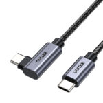 UNITEK C14123BK 2M 100W TYPE-C 90° CABLE