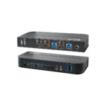 2 PORT HDMI KVM SWITCH + AUDIO + USB HUB(4K 60HZ)