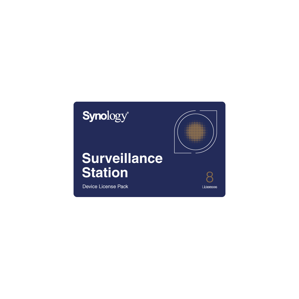 SYNOLOGY 8-PACK SURVEILLANCE DEVICE LICENSE - VIRTUAL LICENSE