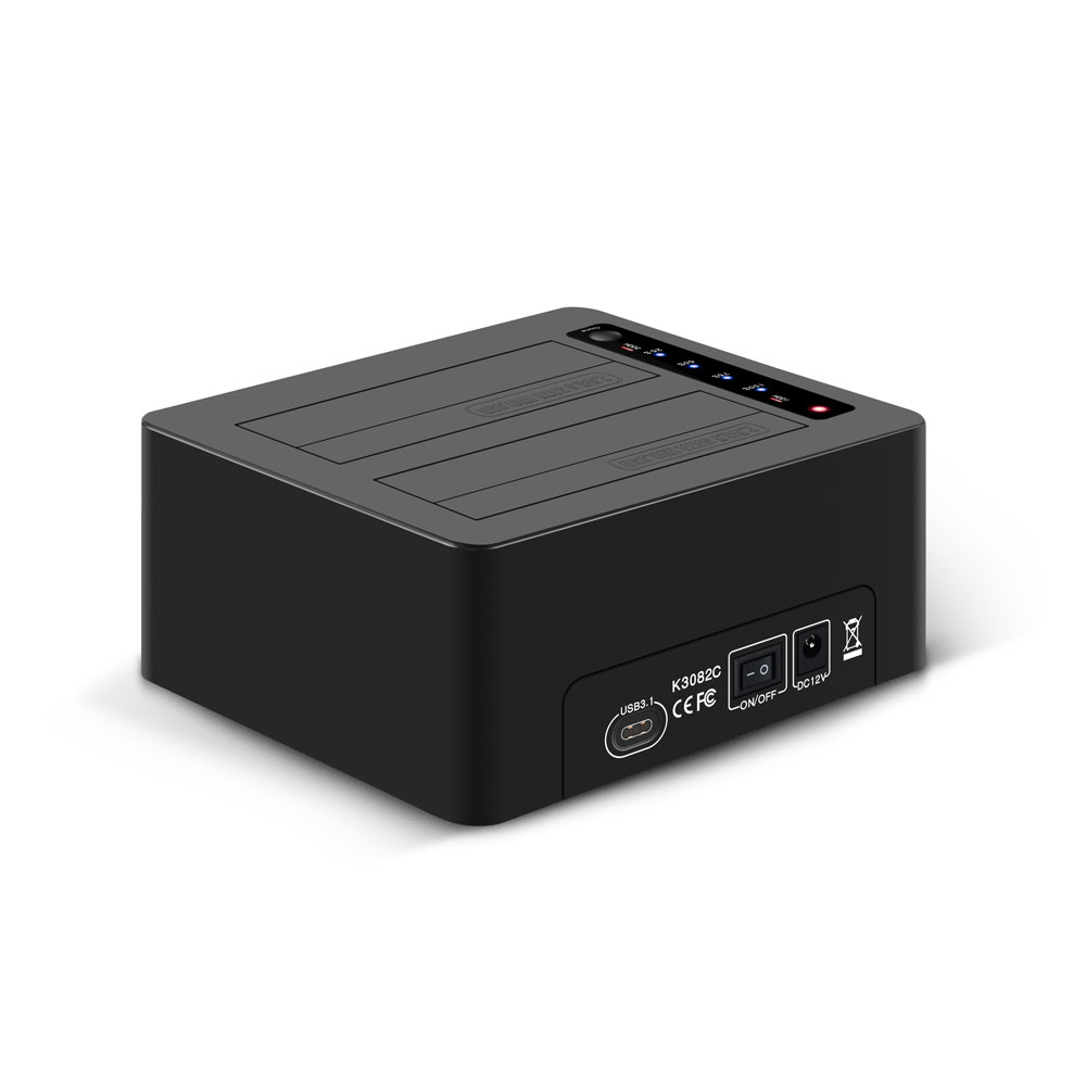 MAIWO 2 BAY SATA HDD USB3.0 CLONE TYPE-C ( K3082C)