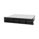 SYNOLOGY RACKSTATION RS1221RP+ 8-BAY 2U RACKMOUNT NAS WITH REDUNDANT POWER - AMD RYZEN V1500B 2.2GHZ QUAD-CORE CPU, 4GB ECC RAM, DISKLESS