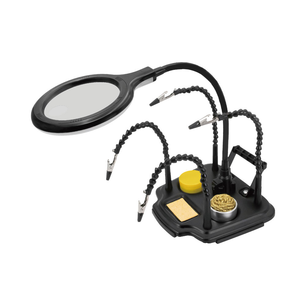 PROSKIT SN-396N SOLDERING HELPING HAND WITH LED MAGNIFIER