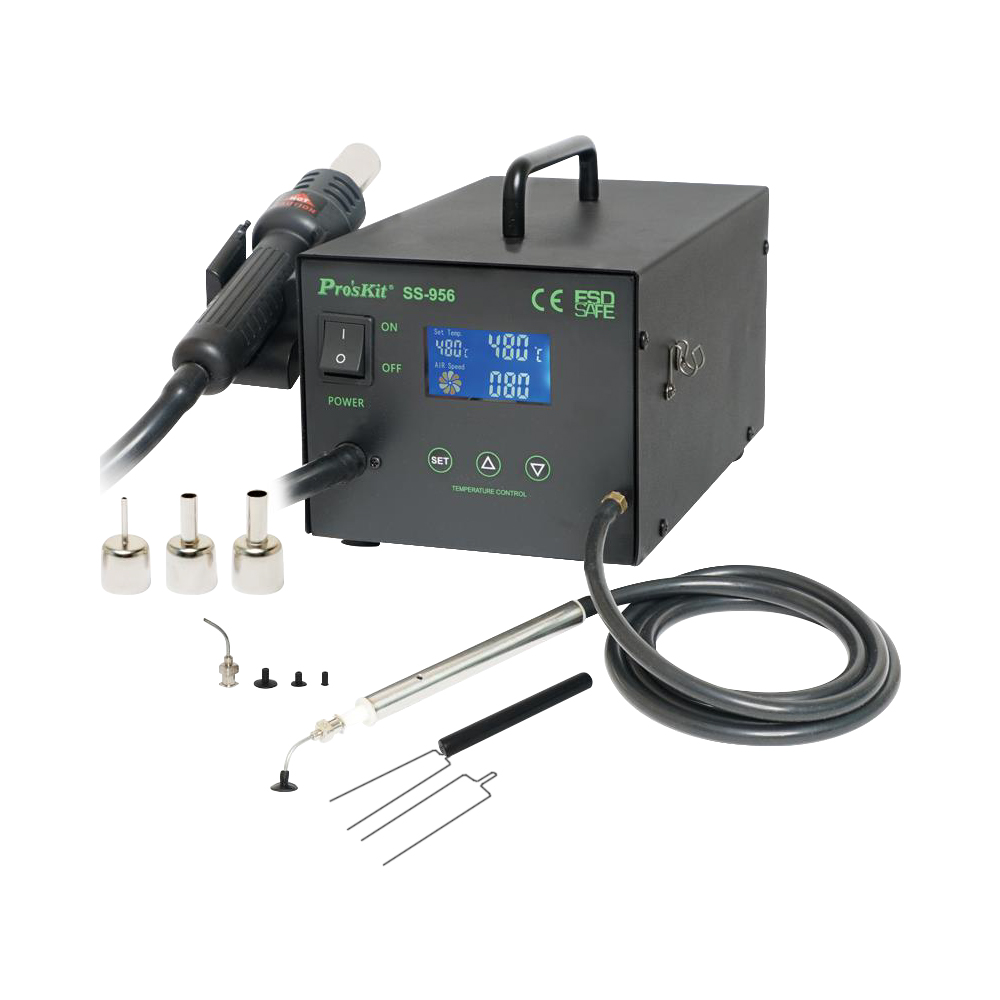 PROSKIT SS-956 600W SMART REWORK STATION WITH VACUUM PICKUP