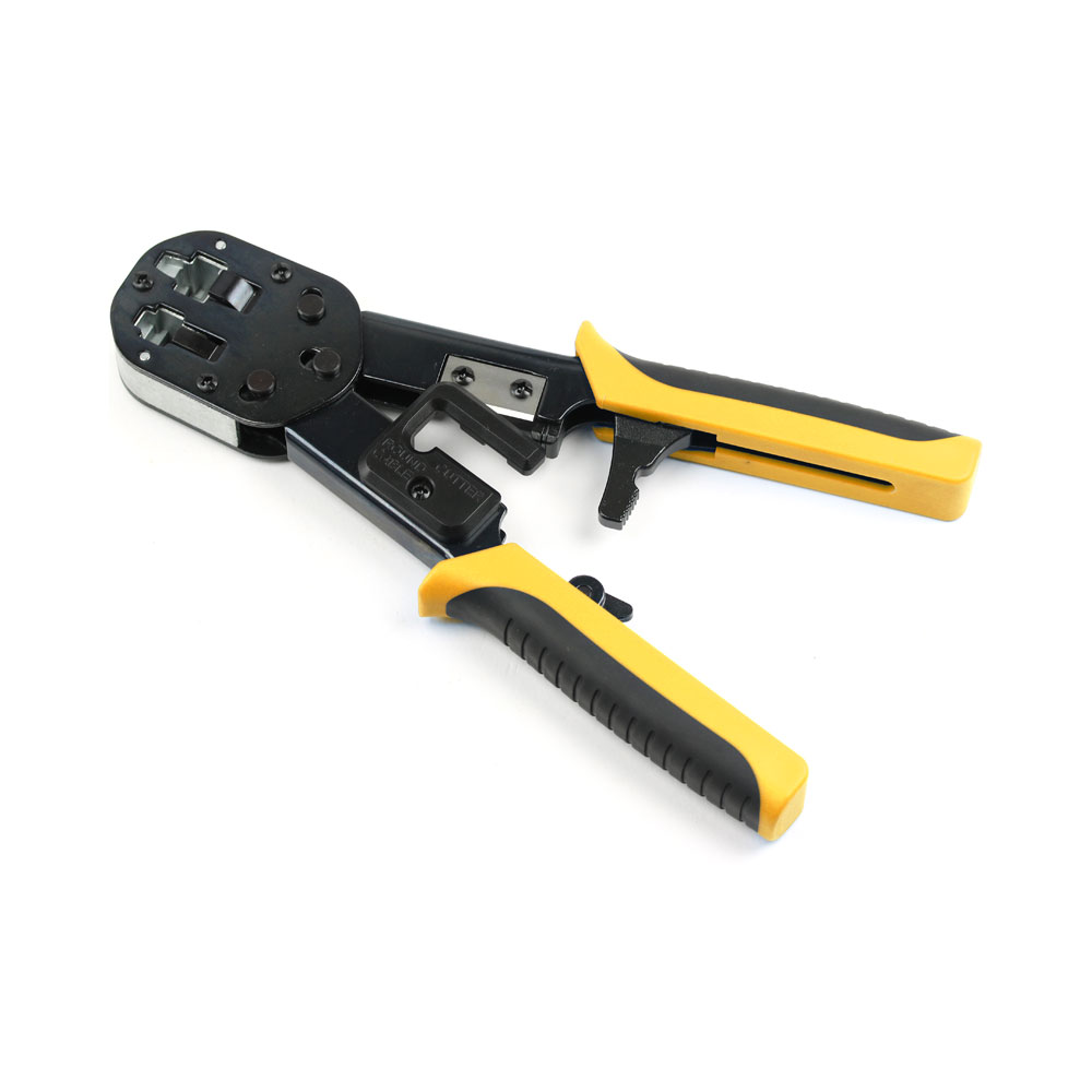 SPROTEK RJ45 RACHET CRIMP TOOL HQ PASS THROUGH