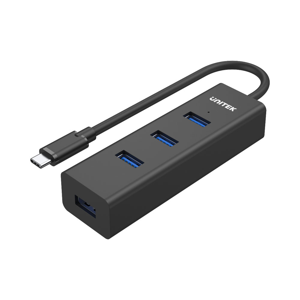 UNITEK USB-A 4-PORT HUB, USB-C POWER PORT(Y-3089Z)
