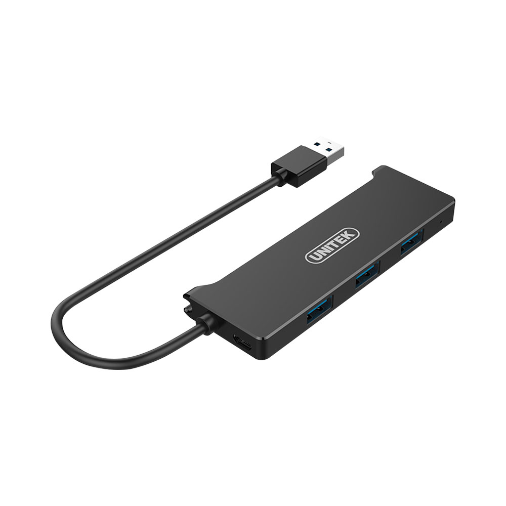 UNITEK USB3.0 4-PORT HUB BLACK (Y-3145BK)