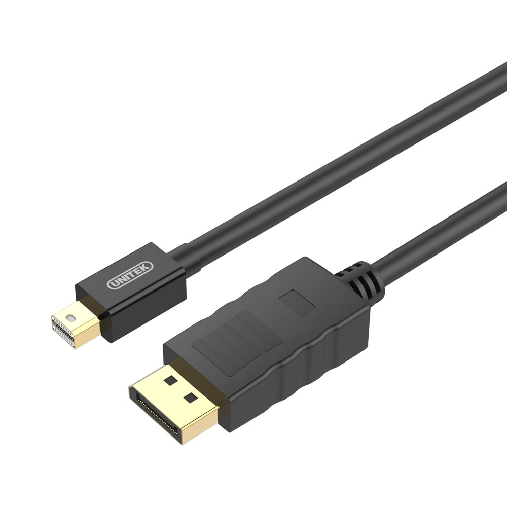 UNITEK 2M MINI DISP TO DISPLAYPORT (Y-C611BK)